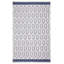 Tapis bleu marine / gris Heidie One-of-a-Kind 5 pi x 8 pi 3 po