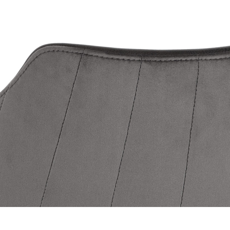 Upholstered Stool with Metal Frame, Bar Stool (30" Seat Height)