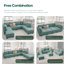 Cissiee Upholstered U-Shaped Sectional Right Hand Facing-782128315