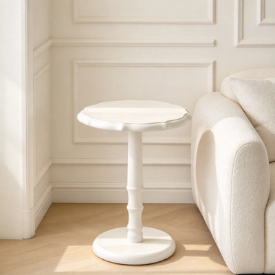 Table d'appoint piédestal 15,7 po Vintage