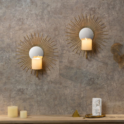 Metal Wall Candelabra