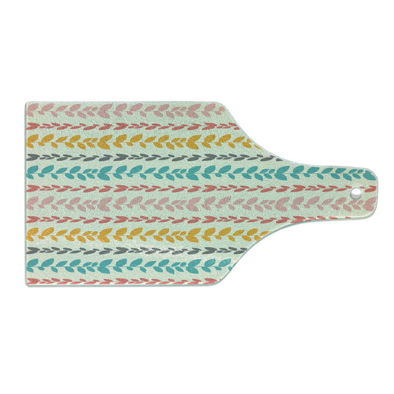 Multicolore planche à découper en verre trempé Ambesonne