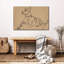 Illustration d'une ligne de chien-918682534
