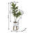 45.75 " H Faux Fiddle Leaf Fig Tree in Ceramic Planter