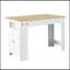 Nichols avec plateau pliable, armoire de rangement à 2 portes et étagères réglables-2098795082