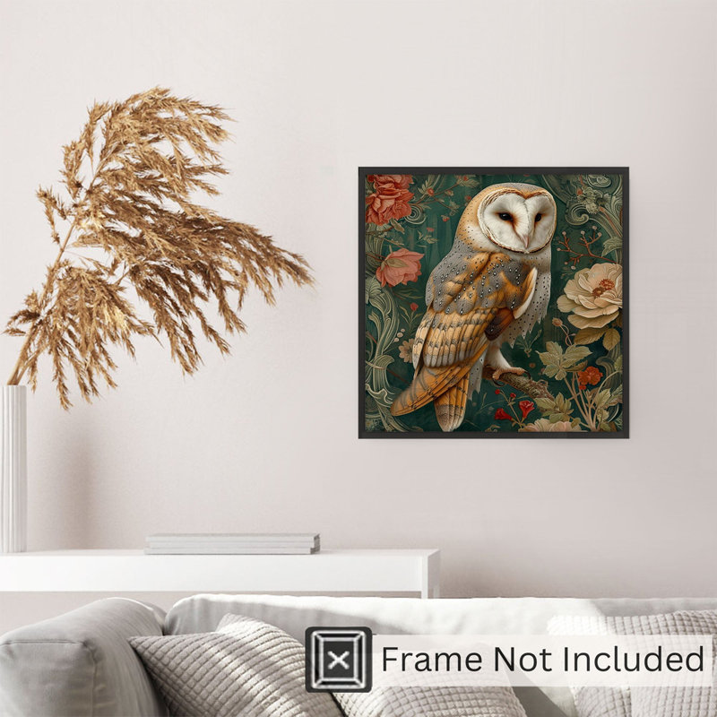 Animaux, animaux, William Morris Owl, H 14 po x l 14 po