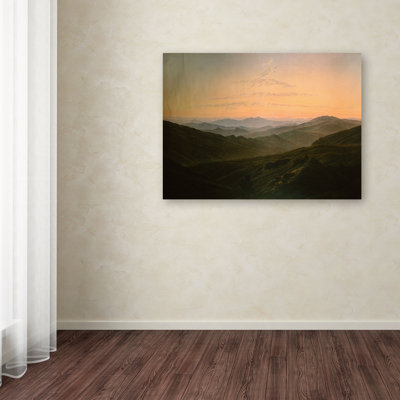 « aube », impression sur toile tendue