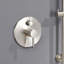 Ensemble de robinet de douche mural à barre simple à 3 jets de 24 po avec douche à main-107122537
