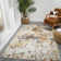 Charolene Abstract Ivory Power-Loom Area Rug