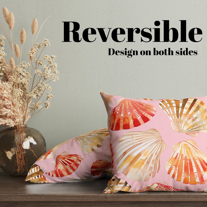 Housse de coussin réversible, H 16 po x l 16 po