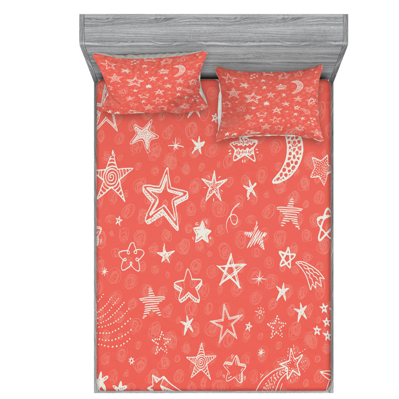 Microfiber Sheet Set, Full Sheet Set with Fitted Sheet