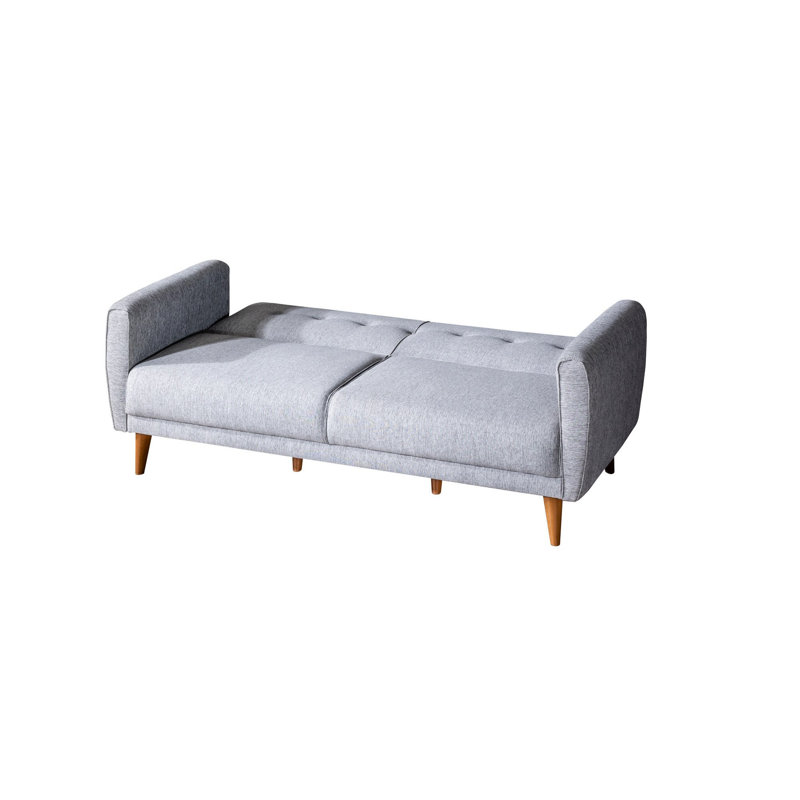 Sova 2 - Piece Living Room Set, Grey 100% Linen