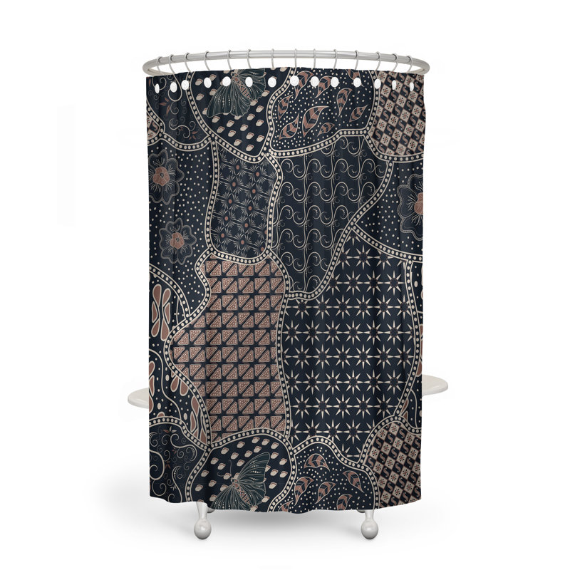 Patchwork Shower Curtain, 83" H x 70" W