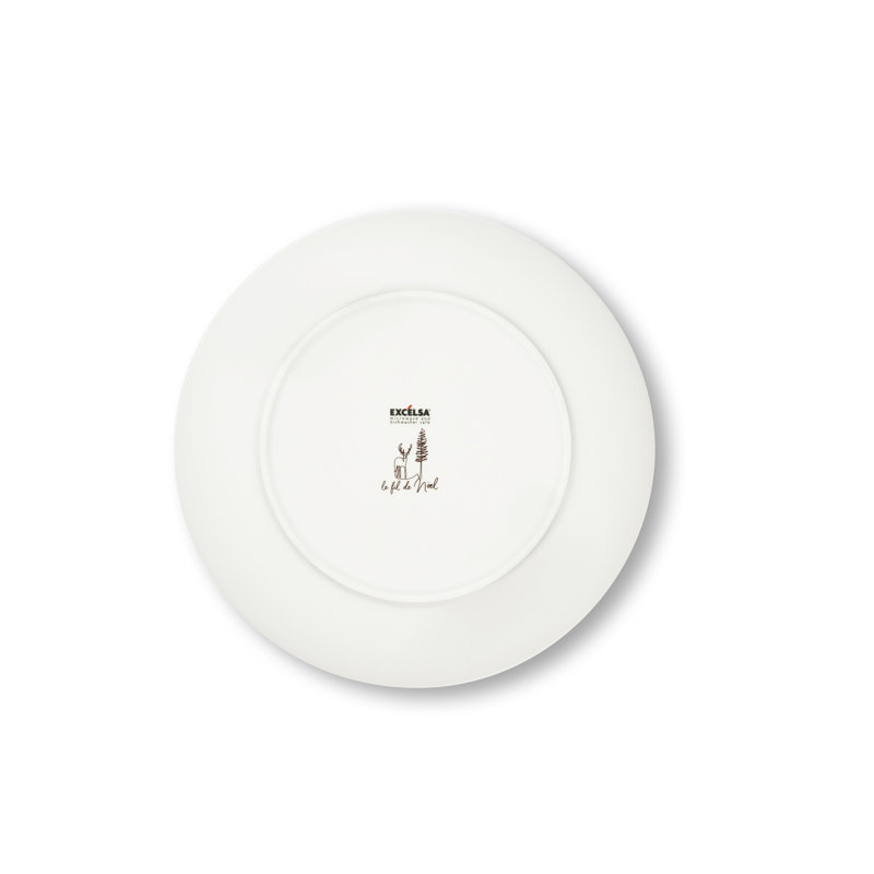 Le Fil De Noel Piece Porcelain Dinnerware Set - Service for 6