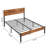Queen Bed Frame With Wood Headboard And Footboard, Heavy Duty Platform Bed With Under Bed Storage, No Box Spring Needed