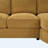 84.6" L-Shaped Sectional With Curved Chaise, USB Ports & Side Storage Pockets-1624056128