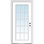 Portes d’entrée avant pré-raccrochées pour grilles extérieures 15 lite