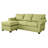 Charlotte 86" Wide Reversible Sleeper Sofa & Chaise with Ottoman-1107477158-1107477172