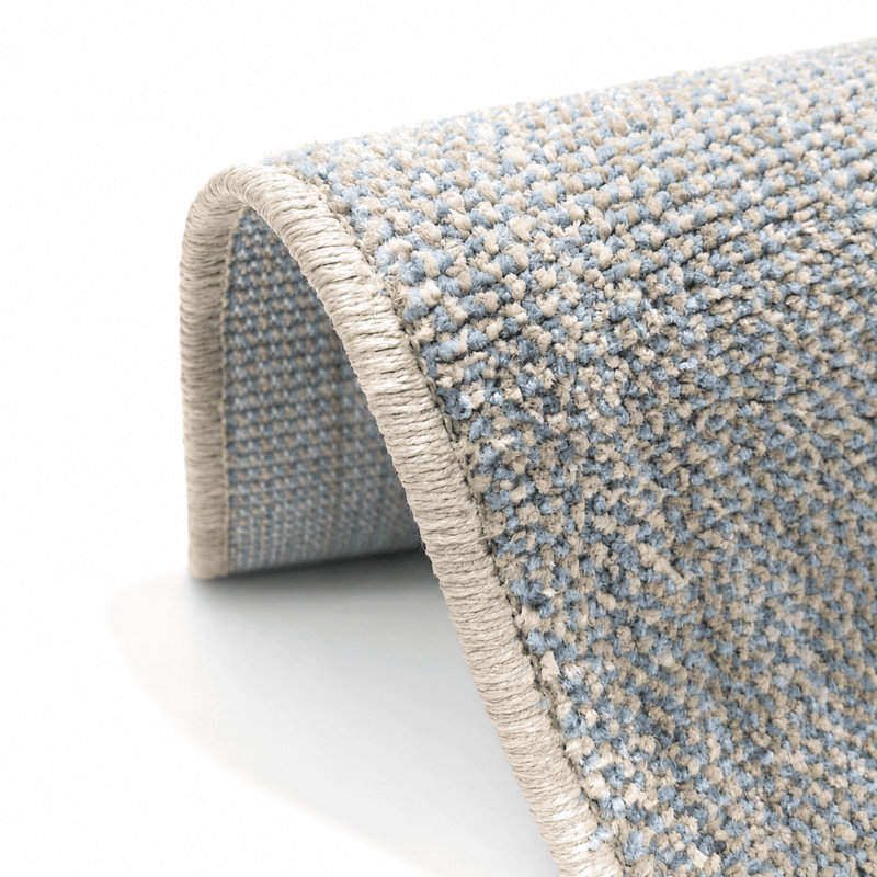 Washable Runner Rug 2x27 - Moor Modern Plush Rug for Hallway & Entryway, Urban Mist Blue-Gray, 2'2" x 27'