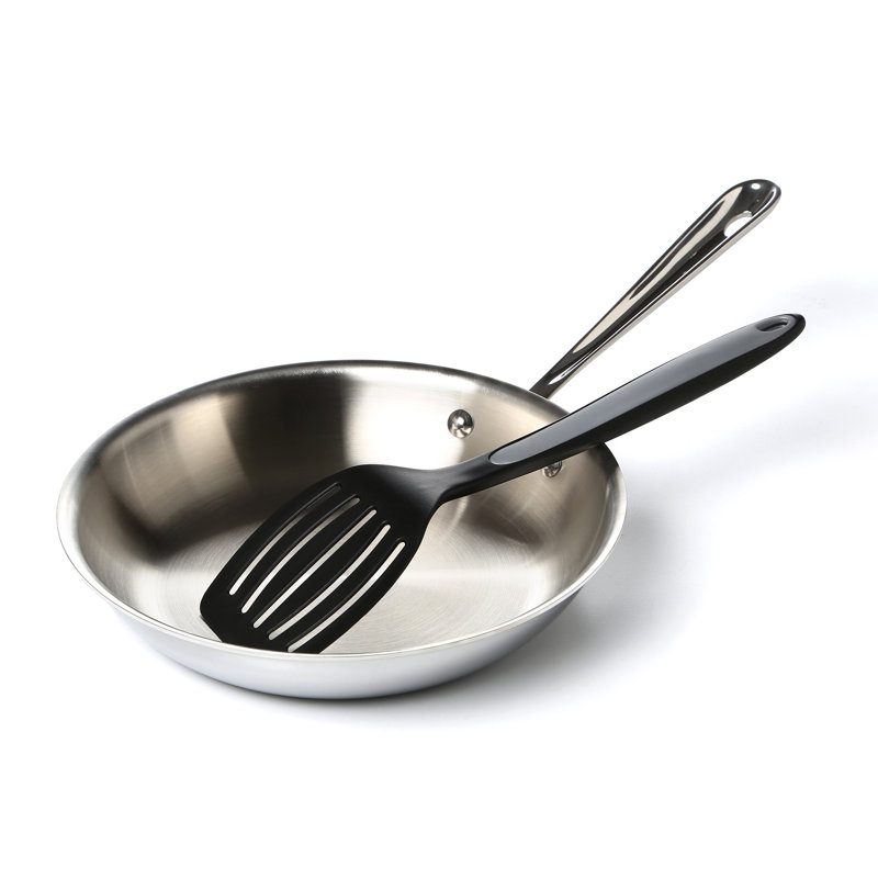 Poêle à frire en acier inoxydable D3 de All-Clad, 8 po de diamètre