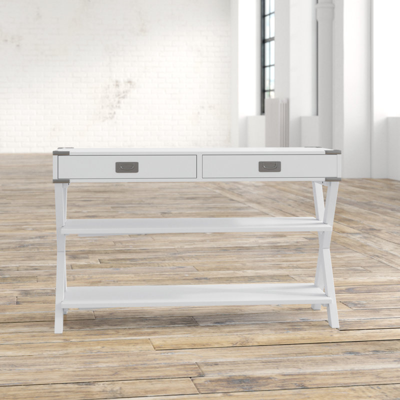 Atticus 48'' Console Table, White