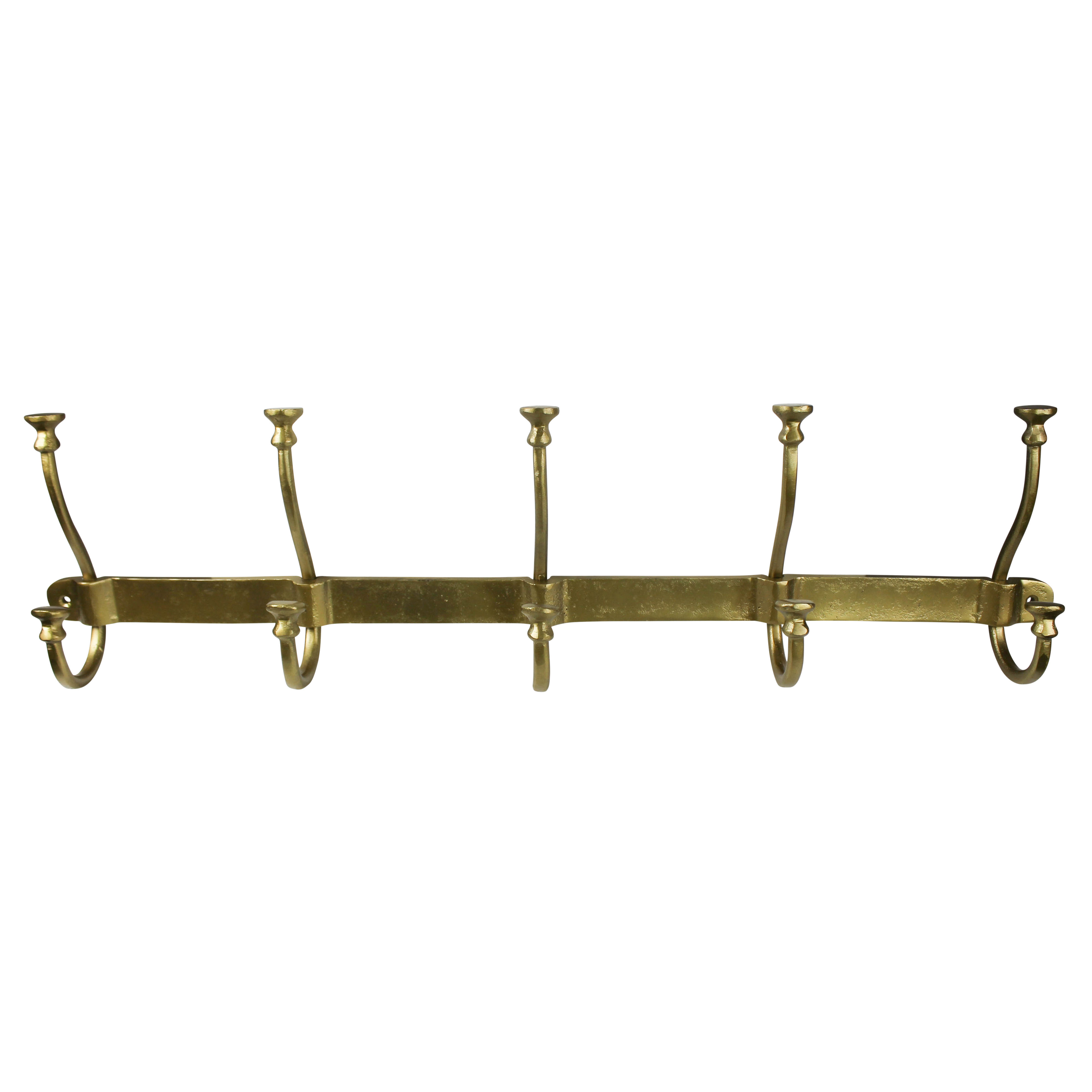 Wall Mounted Coat Hooks Coat Rack Gold The Twillery Waterford Wide