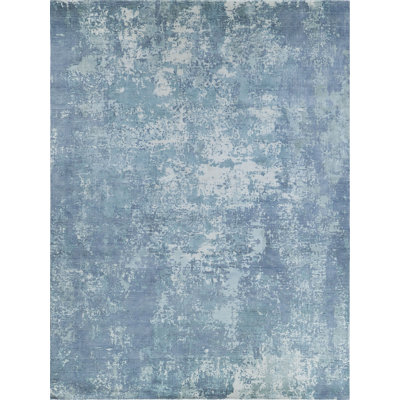 Laguna Abstract Area Rug in Blue