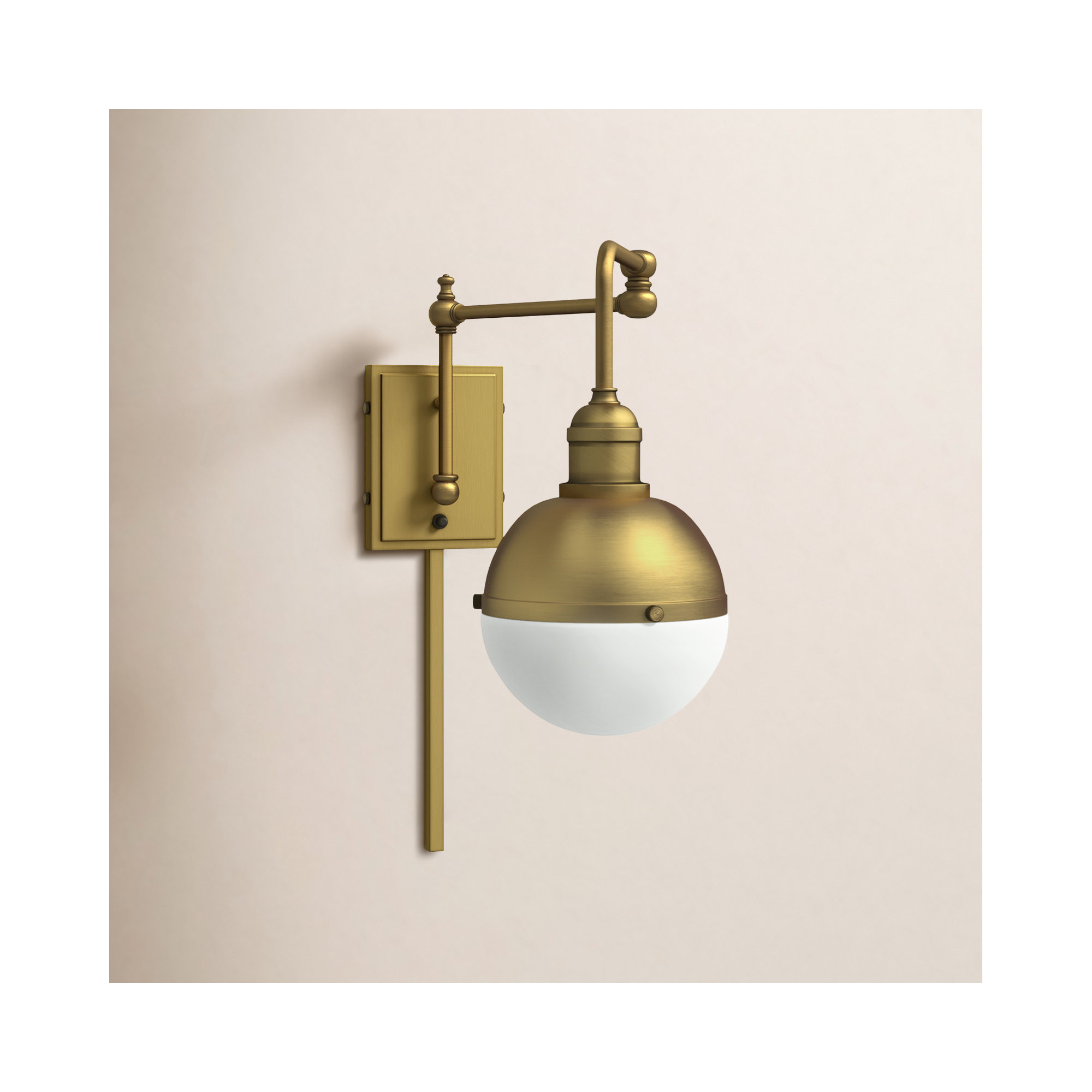 Ostara 1 - Light Dimmable Swing Arm, Brass