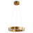 Transitional 1 Light LED Gold Ring Chandelier-33774068-34053658