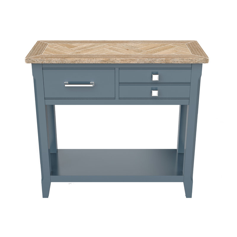 Derius 86cm Solid Wood Console Table