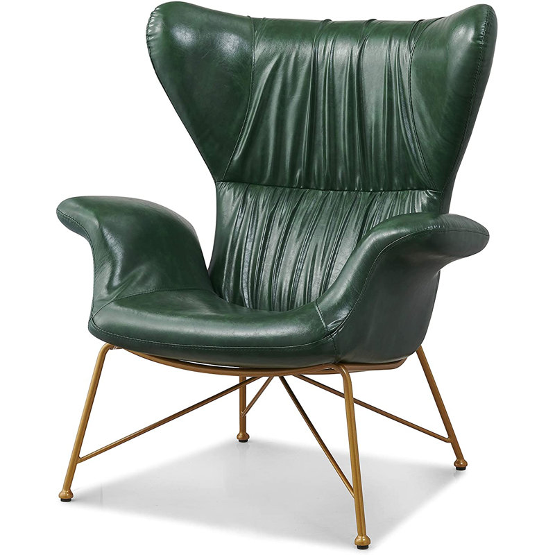 Germanos Upholstered Wingback Chair