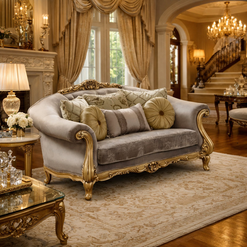 Ensemble de salon de luxe 7 pièces