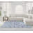 Kennika Geometric Machine Woven Polypropylene/Polyester Area Rug in Blue-1697435125