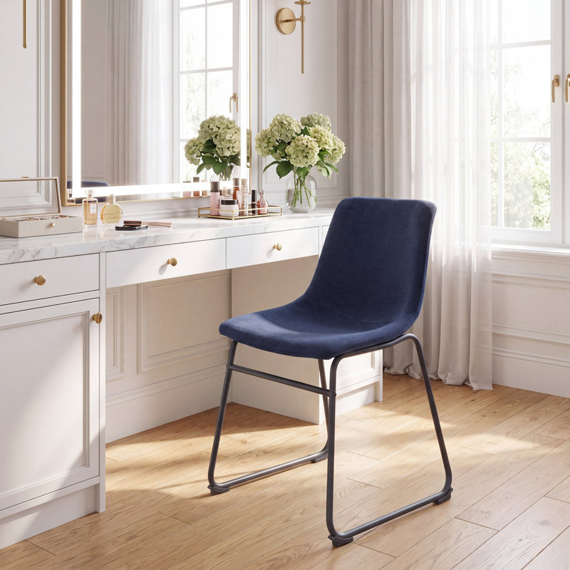Ensemble de 2 chaises de salle à manger Anke, Blue