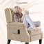 Fauteuil inclinable massant avec repose-pieds-76851823