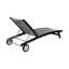Chaise longue inclinable en eucalyptus 28 po Parlier Tillie-838081570-834864238
