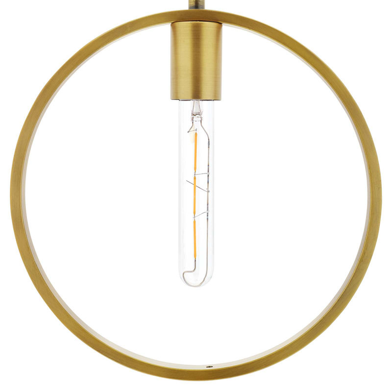Modway Orbit Brass Ceiling Pendant Light