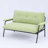 Myrion 53" Tufted Upholstered Loveseat with Metal Frame-114611306