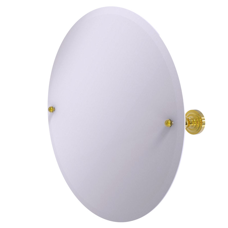 Marchmont Metal Wall Mirror, Polished Brass