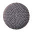 Saylorville 40cm Wide Round Solid Colour Footstool Ottoman-1036380402