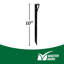Bordure de piquets de terrasse noire H 9,5 po x l 0,75 po-88451888