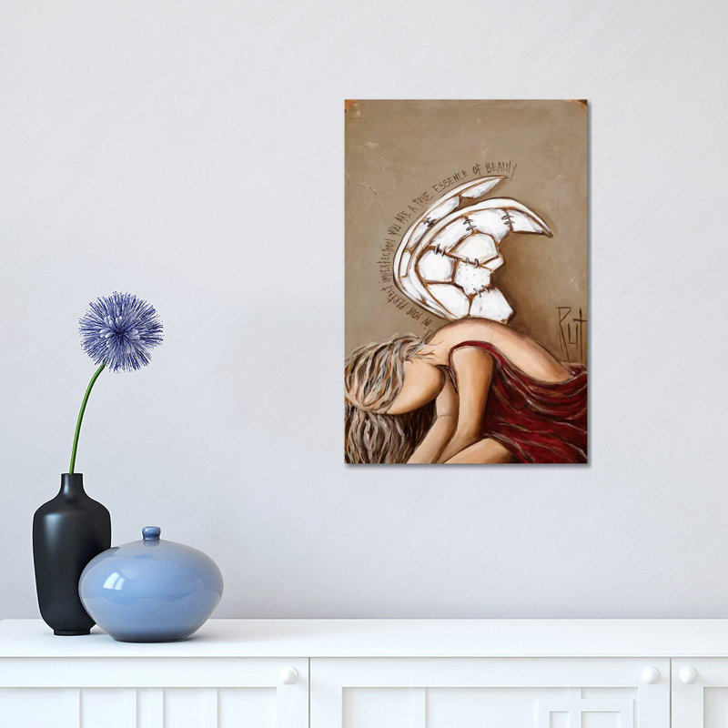 Essence of Beauty by Rut Art Creations - Wrapped Canvas Graphic Art Print, 30.48 cm H x 45.72 cm W