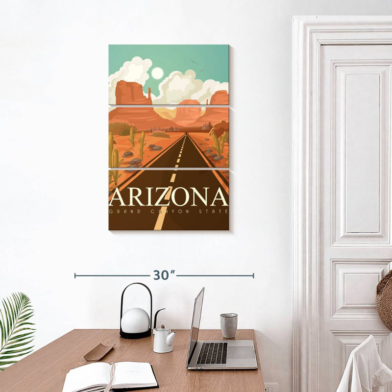 Alvord, Arizona, Grand Canyon State, H 32 po x l 20 po