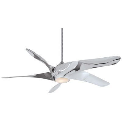 62" Artemis™ 5 - Blade Standard Ceiling Fan with Remote Control and Light Kit Included