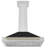 Zline 36 In. Autograph Edition Stainless Steel Range Hood With Black Matte Shell-97577447