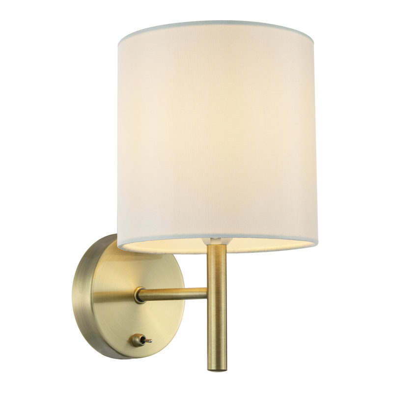 Armed Sconce, Antique Brass