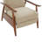 Imona Wood Arm Push Back Recliner In Performance Fabric - Rawhide - Set Of 2-517635049