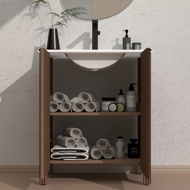 Bathroom Vanity With Ceramic Sink