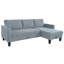 Canapé modulaire réversible avec méridienne de rangement-17804921