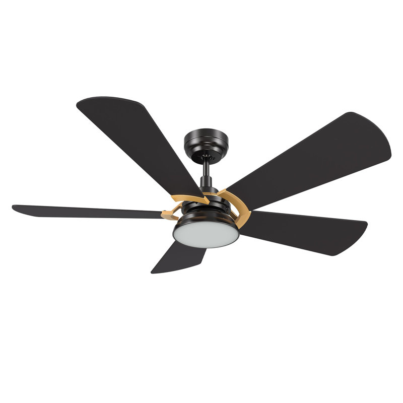Ventilateur de plafond intelligent 52 po avec télécommande Savili, ensemble d'éclairage inclus, fonctionne avec l'assistant Google et Amazon Alexa, raccourci Siri.